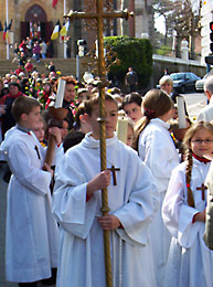 Fête Patronale d'Arcachon - Procession fleurie